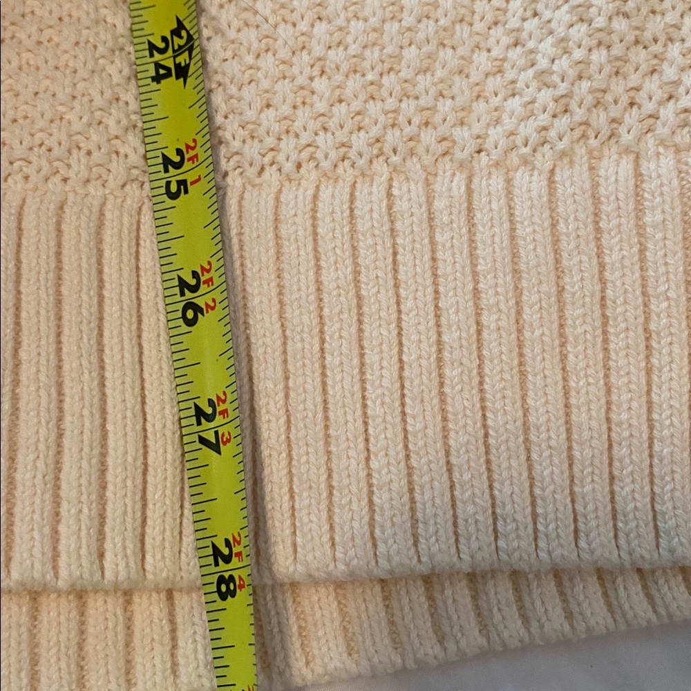 Old Navy cream knit sweater‎ womens size M soft cozy - Picture 5 of 5